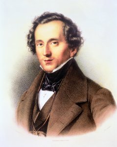 Portrett av Felix Mendelssohn (1809-47)